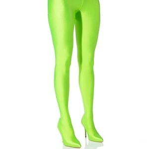 AZALEA WANG STAR STRETCH SEXY STILETTO PANT BOOT IN LIME